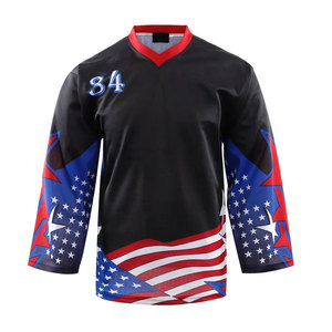 Maillot de hockey personnalisé Maillot de hockey sur glace Personnalisé votre nom N'importe quel numéro Maillot de sport - Product Image 2