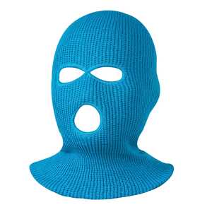 Máscara de Esquí para Deportes de Invierno, 100% Acrílica, Aislamiento Térmico, Talla Única, Unisex, Diseño Liso, para Esquí, Ciclismo, Pesca y Fiestas - Product Image 1