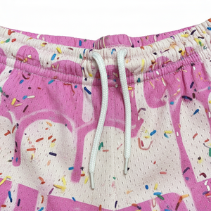 Shorts de sport décontractés en maille respirante personnalisés USA Ice pour Cookie, 5-7 pouces, pour hommes, 100% polyester, séchage rapide, écologiques - Product Image 3