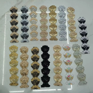 Tela de Encaje Bordada de Poliéster 100% Ecológica al por Mayor con Patrón Floral para Textiles del Hogar, Vestidos de Novia y Prendas de Vestir - Elegante para Negocios - Product Image 1