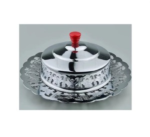 Luxurious Stainless Steel Casseroles With Red <b>Knob</b> Amazing Hotpot Handmade Decorative Food Serving Hot Pots for Hotel and Home - Product Image 1