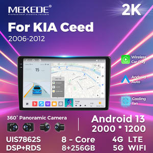MEKEDE Android 12 9 pouces Audio Voiture pour <span class=keywords><strong>KIA</strong></span> <span class=keywords><strong>Ceed</strong></span> <span class=keywords><strong>2006</strong></span> - <span class=keywords><strong>2012</strong></span> BT Autoradio GPS AM FM Lecteur Radio Voiture Android - Product Image 6