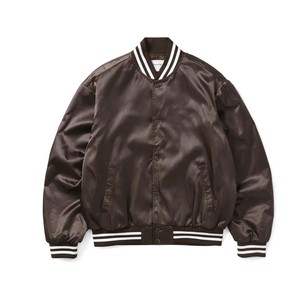 Chaqueta de Invierno de Béisbol Estilo Bomber Varsity de Satén 100% Poliéster Personalizada al por Mayor, Chaqueta para Hombre Estilo Woodland - Product Image 5