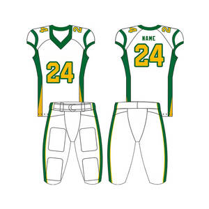 Vente en gros 100% Polyester Football américain Uniforme Unique Personnalisé Pantalon Style Numéro Équipe Options de personnalisation spécifiques - Product Image 4