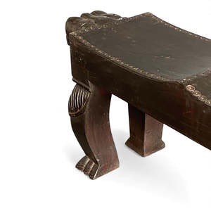 Banco Naga de Madera Hecho a Mano, Diseño Asiático, Muebles para Sala de Estar - Product Image 3