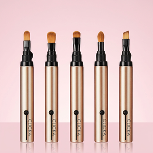 Juego de Brochas de Maquillaje para Ojos Anticontaminación, Más Vendido, con Tapa Retráctil, Cerdas de Fibra Artificial, Hecho en Corea, para Viajes Higiénicos - Product Image 1