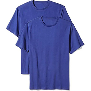 Camiseta de Hombre de Buena Calidad, Antiarrugas, Transpirable, de Secado Rápido, Ecológica, de Poliéster/Algodón, Corte Regular, Informal - Product Image 5