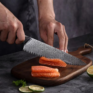 Cuchillo de Cocina Estilo Japonés de Acero de Damasco, Ultra Afilado, con Mango de Madera, Recién Llegado - Product Image 2