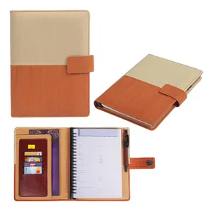 Caderno de couro personalizado, design personalizado, promoção, negócios, presente, papelaria para presentes, escritório, empregados, professores de faculdade