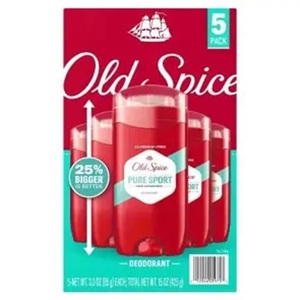 Desodorante Old Spice High Endurance, 48 Horas de Duración Protección, Pure Sport, 3 Oz - Product Image 1