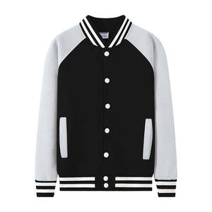 Abrigo de lana de otoño e invierno de alta calidad, chaqueta universitaria informal holgada de béisbol con logotipo personalizado para hombre de invierno - Product Image 5