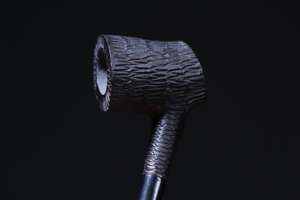 Bán Buôn Giá Rẻ Giá Dài Churchwarden Bằng Gỗ Thuốc Lá Ống Với rusticated Sơn Mài Hút Hookah Ấn Độ Gỗ Tự Nhiên Ống - Product Image 4