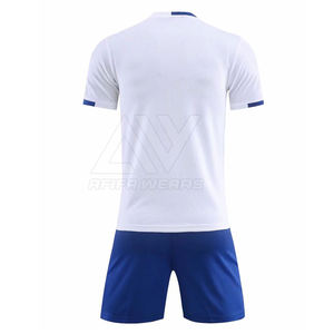 Venta al por mayor retro de diseño personalizado ropa de fútbol barato sublimación de impresión uniformes de fútbol conjuntos camisa desgaste - Product Image 2