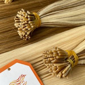 100% Extensiones de cabello de queratina Remy humana Procesamiento rápido I-Tip 100% Colección de colores - Product Image 2
