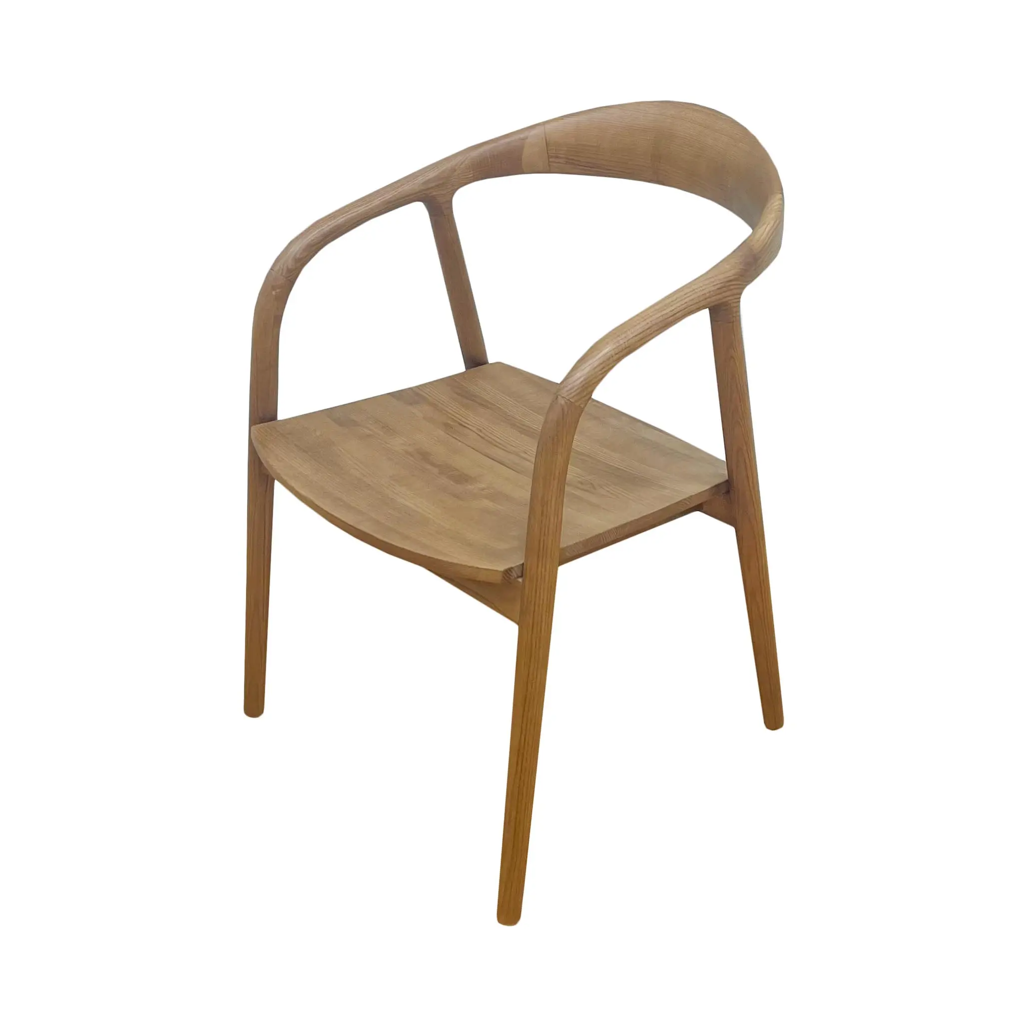 High Quality Customized Cheap Solid Wood Dining Chair Ash Wood Chair Reasonable Price