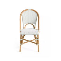 Chaises en rotin de style chic de haute qualité, chaises de bistrot françaises, chaises de salle à manger en rotin, vente en gros de luxe en provenance d'une usine au Vietnam