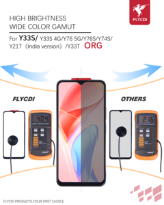 Flycdi điện thoại di động màn hình cho Vivo y33s y76s y74s y21t y33t bán buôn tùy chỉnh điện thoại thông minh cảm ứng - Product Image 5