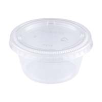 ProTakeOut [1,5 oz] Gobelets à portions multi-tailles - Plastique PP, lot de 2500 (100/25) Gobelets jetables pour sauces et échantillons, pour condiments et trempettes