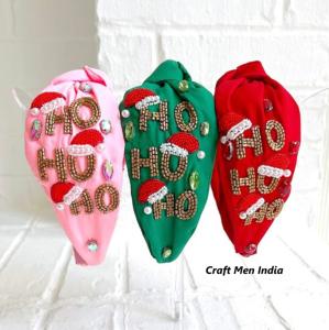 Wholesale Fashion Luxury Christmas Diamond Hairband Women Hair Accessories Beaded Baroque Bling Crystal Rhinestone <b>Headband</b> - Product Image 1