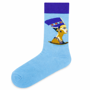 Chaussettes fantaisie en fil recyclé écologique, mode durable, motifs respectueux de l'environnement, qualité textile biologique standard mondial - Product Image 3