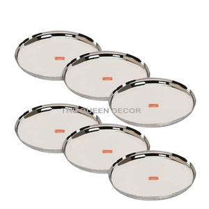 Nuevos platos de cargador chapados en plata de forma redonda de Metal de aluminio hechos a mano de lujo mejores placas de cargador al por mayor - Product Image 6