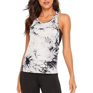 Débardeur femme Logo personnalisé grande taille été Sexy manches courtes USA taille décontracté coloré Tie Dye Sublimation imprimé 'Summer - Product Image 4