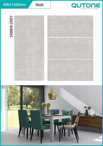 Sabbia Grey 60x120cm Carreaux de porcelaine en céramique de qualité supérieure Élégant Durable pour salle à manger Salle de bain Villa École Sol Supermarché Halls - Product Image 6