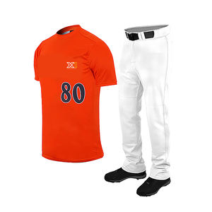 Camiseta de béisbol con logotipo personalizado más vendida, servicio ODM, poliéster transpirable, diseño liso para jóvenes y adultos, precio - Product Image 1