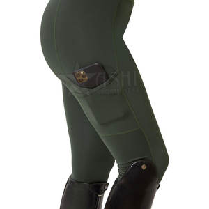 Leggings ecuestres de mujer de alta calidad para montar a caballo Pantalones al por mayor en MOQ bajo - Product Image 4