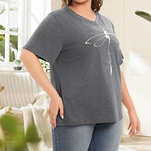 New Professional Girls Plus Size Custom Graphic Streetwear t <b>Shirt</b> <b>White</b> Women's Cotton High Quality <b>Shirt</b> Plus Size Breathable - Product Image 6