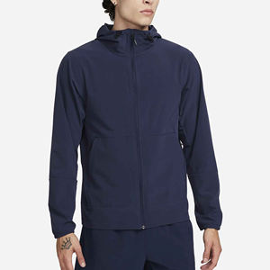 2025 nouvelle conception personnalisée coupe-vent veste fermeture éclair complète hommes Sports de plein air à capuche flambant neuf imperméable coupe-vent veste capuche - Product Image 1