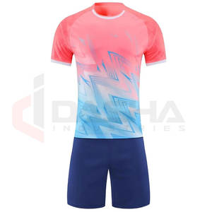 ชุดเสื้อฟุตบอลพิมพ์ลายซับลิเมชันชุดเสื้อฟุตบอลออกแบบได้ตามต้องการ - Product Image 1