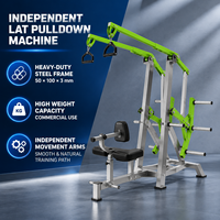 Machine de tirage vertical double indépendante BN, appareil d'entraînement pour les pectoraux et les rhomboïdes, équipement de renforcement du dos pour studio de physiothérapie et salle de sport professionnelle