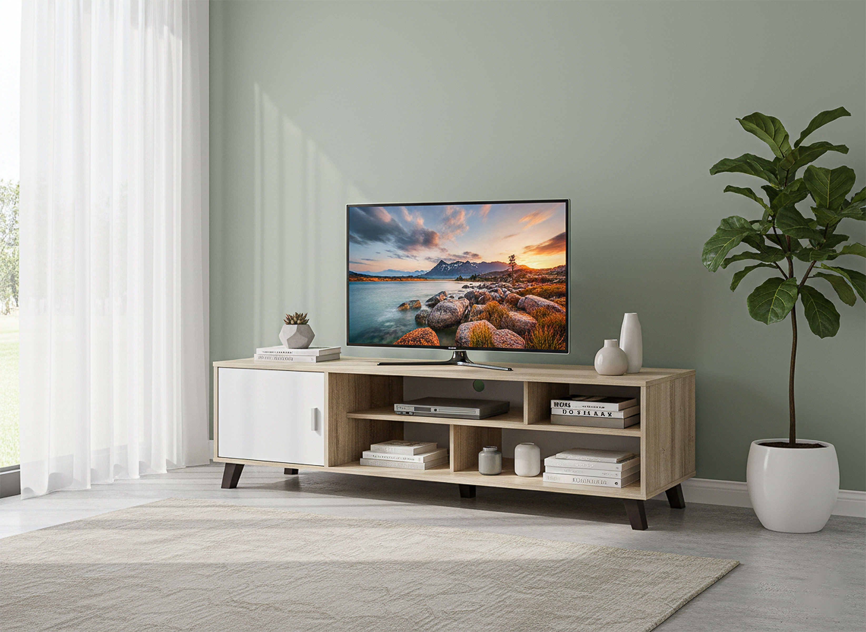 Light Somana Oak + White