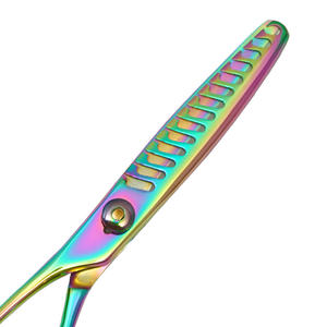 กรรไกรตัดผมมืออาชีพ สแตนเลสอย่างดี พกพาสะดวก เป็นมิตรกับสิ่งแวดล้อม ใช้สำหรับตัดแต่งขนสัตว์เลี้ยง - Product Image 5