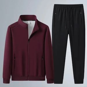 Premium Summer Casual 2 Piece Set Top Quality 100% Organic Cotton Zipper Tracksuits Stylish Breathable New Sweat Suits - Product Image 3