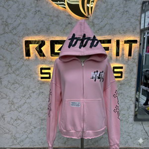 Préfet coupe sport édition la plus demandée sweat à capuche zippé bouffée imprimé fabriqué en usine sweats à capuche à bas prix hommes sweats à capuche - Product Image 5