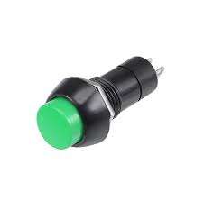 Interrupteur à bouton-poussoir autobloquant en laiton/acier inoxydable IP65, commande 1NO/2NO 1NO1NC, marche-arrêt, 220V max, 24V max, 3A max, courant, 16mm - Product Image 2