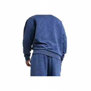 Conjunto Deportivo Casual para Hombre, Estampado, Lavado Ácido, Invierno, Transpirable, Duradero, Ligero, 100% Algodón, Diseño 2 en 1 - Product Image 1