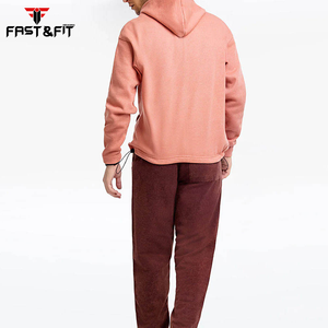 เสื้อมีฮู้ดของผู้ชายแบบสวมหัวผ้าโพลีเอสเตอร์ผ้าฝ้ายน้ำหนักเบามีทุกขนาด - Product Image 5