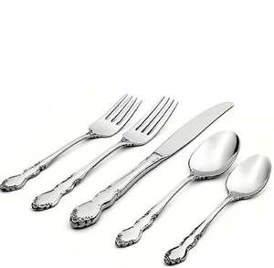 Ensemble de couverts en métal Couverts de designer pour les événements de mariage et les cadeaux d'affaires Caractéristiques durables - Product Image 6