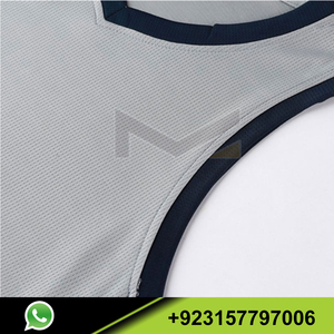 ชุดกีฬาบาสเก็ตบอลของผู้ชายชุดบาสเก็ตบอลแห้งเร็วงานตามสั่ง - Product Image 4