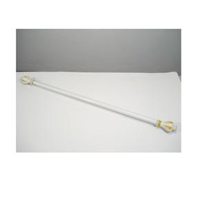 Brass Alloy Modern Engraved Leaf Design <b>Curtain</b> Finials <b>Curtain</b> Bracket Set <b>Holder</b> Support for Home Drapery Pure Brass Pole - Product Image 6