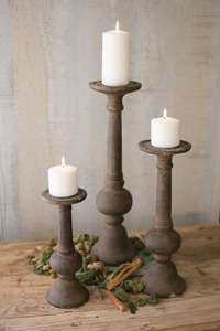 Porte-bougie de luxe en bois - Product Image 5