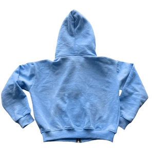 Fabricantes de ropa personalizada, sudadera con lavado ácido, sudaderas con cremallera de peso pesado de alta calidad, sudaderas con capucha con cremallera cuadrada de gran tamaño - Product Image 6