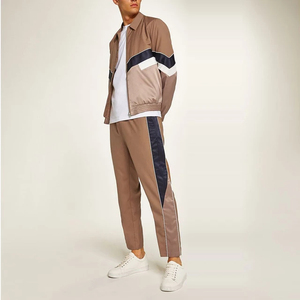 Prix bas, survêtement décontracté pour homme, coupe-vent uni, respirant, confortable, vêtements de sport de haute qualité, 100% coton - Product Image 1