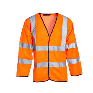 Logotipo personalizable Chaleco DE SEGURIDAD reflectante de invierno Ropa de trabajo de algodón de alta visibilidad con mangas completas Logotipo personalizado Ropa de soporte - Product Image 1