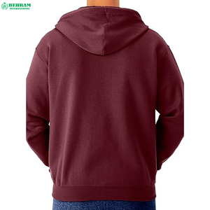 เสื้อฮู้ดซิปผ้าฝ้ายแท้ 100% รุ่นใหม่ล่าสุด ขายส่ง น้ำหนัก 500 GSM ระบายอากาศได้ดี แห้งเร็ว เหมาะสำหรับฤดูหนาว แบบ unisex - Product Image 3