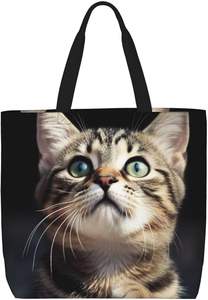 Customized Canvas Tote Bag Canvas Tote Bag <b>Printed</b> LOGO and Color As Requirement - Product Image 6