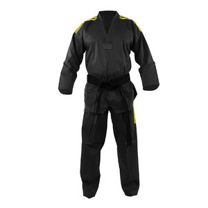 Tenues d'arts martiaux personnalisées professionnelles Taekwondo & Jiu Jitsu - Vêtements de compétition respirants à séchage rapide en polyester/coton - Product Image 5